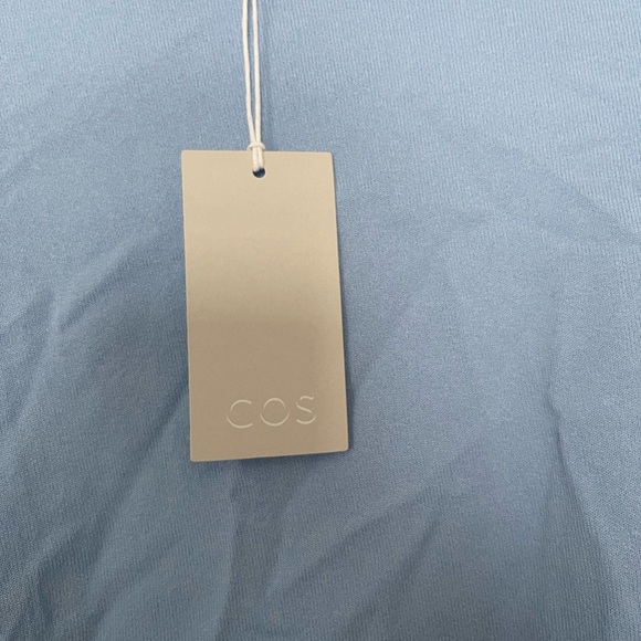 COS Blue Ruffle Sleeve Top - Picture 6 of 6